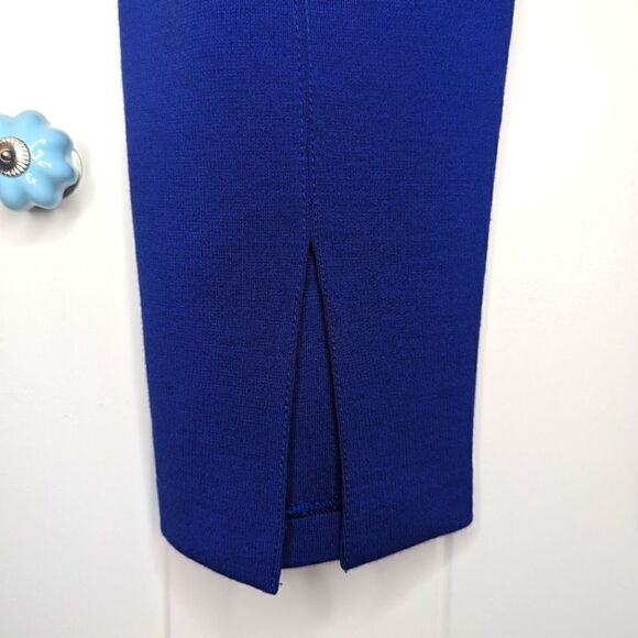 St. John Wool Blend Trouser Pants 10 Nautical Retro Glam Coastal Preppy Cape Cod - Picture 9 of 11